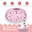 Nobleza Comedero Perro Antivoracidad, Antideslizante Comederos Para Perros, Comedero Antivoracidad Perro, Duradero y no T&oacute;xico Que Evita la Asfixia Comedero Perro Grande y Medianos, &phi;20.4*H4.7cm, Pink, , large indicador imagen numero 4