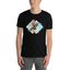 Mascochula camiseta hombre acuarelas personalizadas con tu mascota negro, , large indicador imagen numero 3
