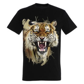 Camiseta Tiger Attitude color Negro