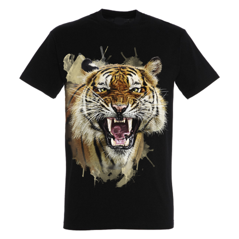 Camiseta Tiger Attitude color Negro, , large image number null