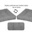 HOME MERCURY- Cama de Mascota, Colchón para Perro, Colchoneta Reversible Estampada Relleno de Espuma para Interior y Exterior. (Small, Gris), , large indicador imagen numero 2
