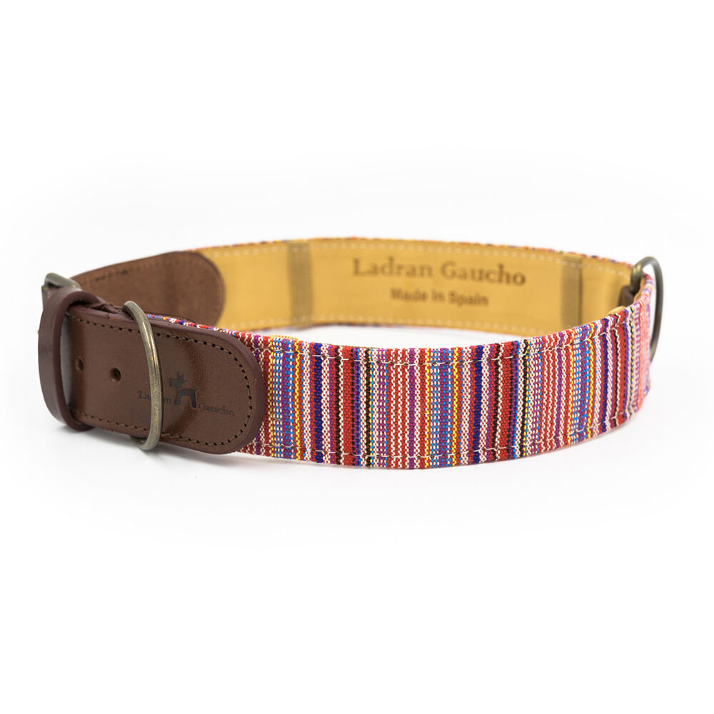 Ladran Gaucho Collar Toby rosa  para perros, , large Imagen numero 3