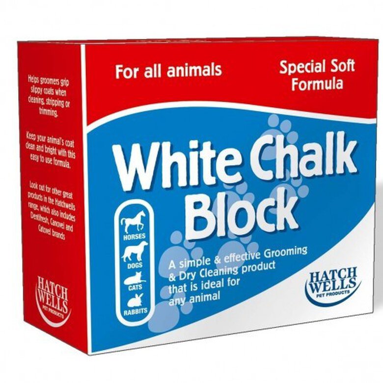 Pack de 6 bloques de tiza blanca color Blanco, , large image number null