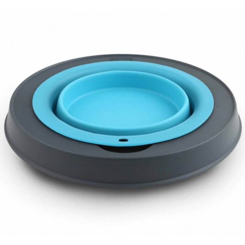 Comedero elevado ajustable color Azul, , large image number null