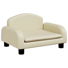 vidaXL Crema Cama de Tela para perros