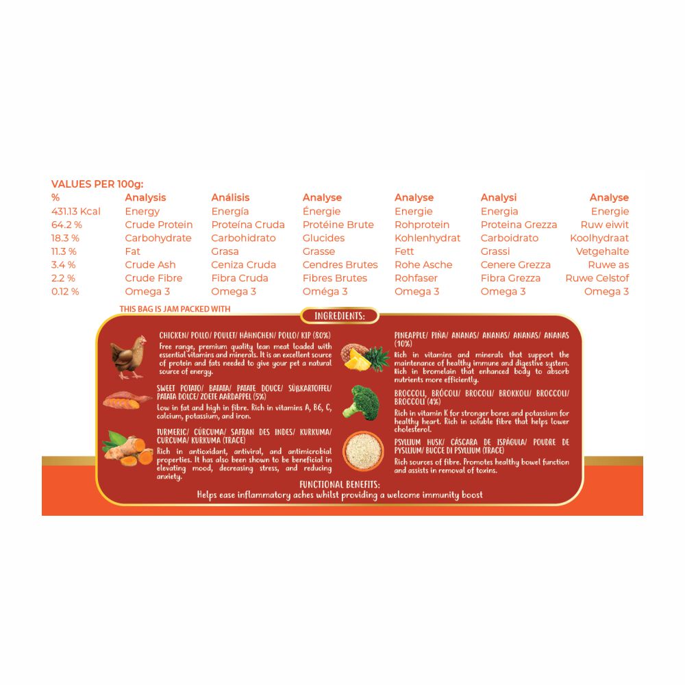 Golosinas liofilizadas para perros: pollo con un toque tropical (50 g/1,76 oz), , large Imagen numero 3