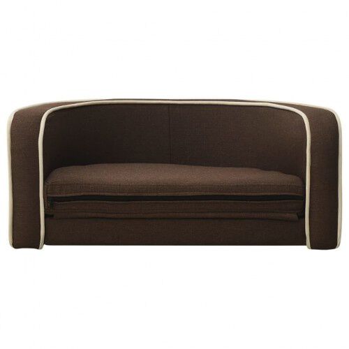 Vidaxl sof&aacute; plagable marr&oacute;n para perros, , large Imagen numero 9
