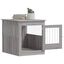 vidaXL Jaula para perros madera ingeniería gris Sonoma 64,5x80x71 cm, , large indicador imagen numero 4