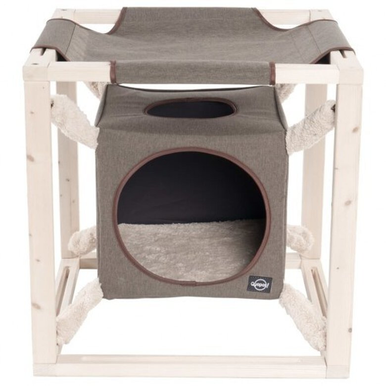 Cama con hamaca Catcube para gatos color Marrón, , large image number null