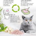 Cat&Rina BeNatural, Arena aglomerante de tofu de origen vegetal para gatos, hasta 30 días de uso, sabor Melocotón, 5,5 l, , large image number null