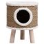Casa elevada con rascador para gatos color Marrón, , large indicador imagen numero 3