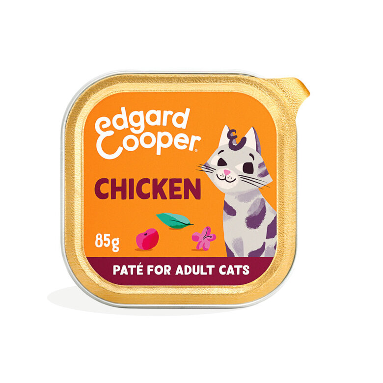 Edgard & Cooper Adult Pollo en Paté tarrina para gatos, , large image number null
