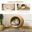 Cama cueva para gatos PawHut de mimbre, , large indicador imagen numero 5