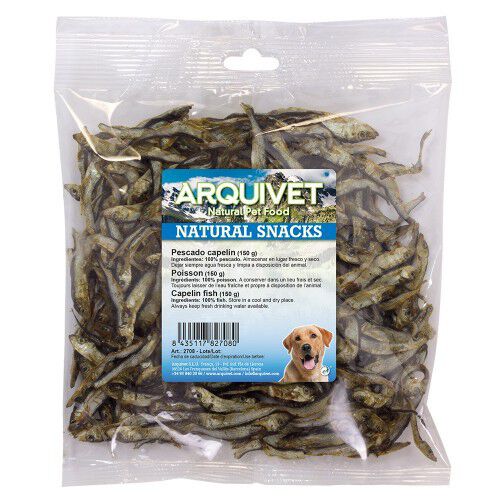 Snack para perros Arquivet sabor pescado capelín thumbnail