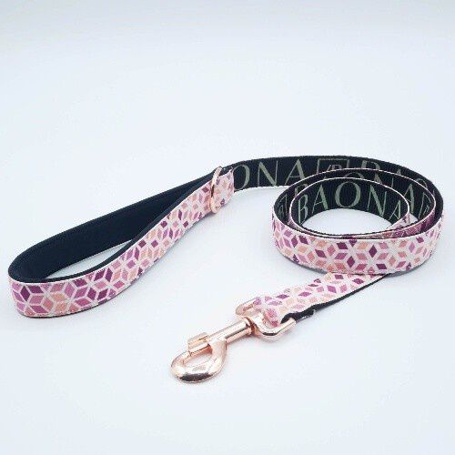 Baona correa kuta de nylon reciclado rosa para perros, , large Imagen numero 1