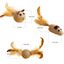 Set Premium de 4 Piezas Resistentes para el Ingenio y Entretenimiento de Mascotas | Juguetes Interactivos para Gatos y Gatitos | Kit de Estimulaci&oacute;n con Ca&ntilde;a o Varita de Madera Natural y Plumas, , large indicador imagen numero 4