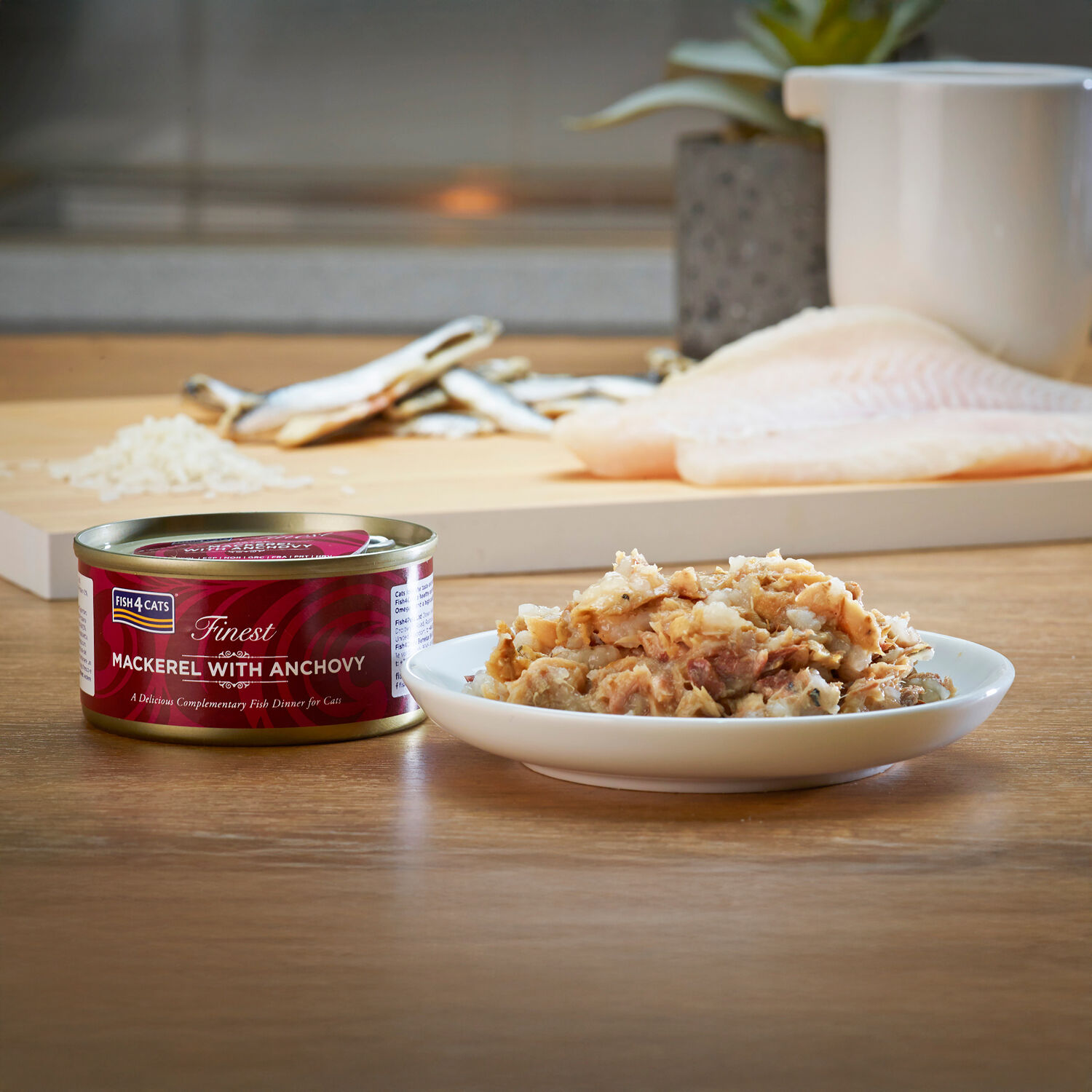 Fish4Cats Lata Filete Caballa con Anchoa para gatos thumbnail