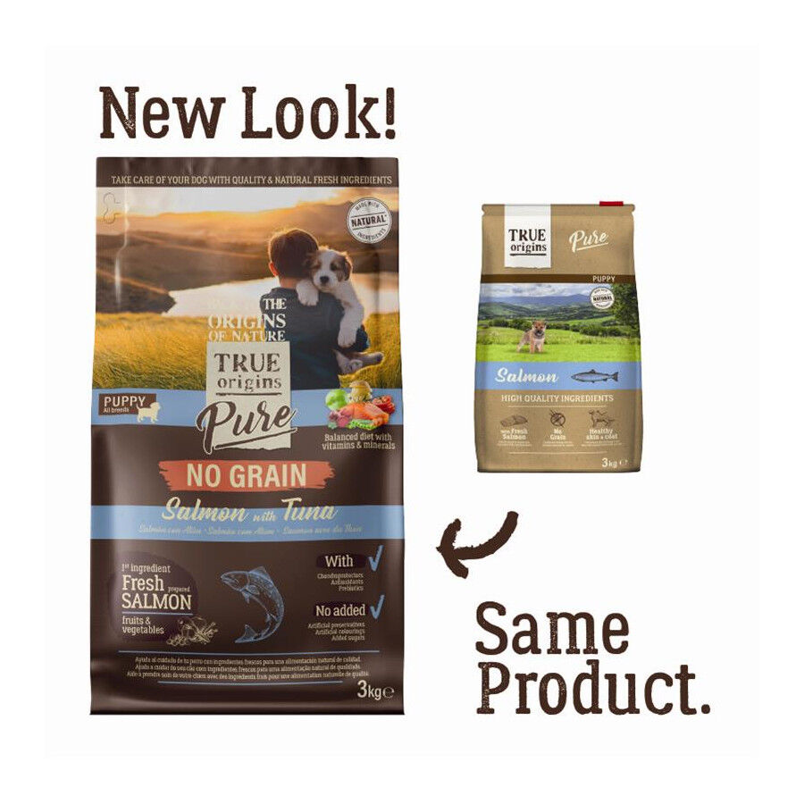True Origins Pure Puppy Salmón pienso para cachorros thumbnail