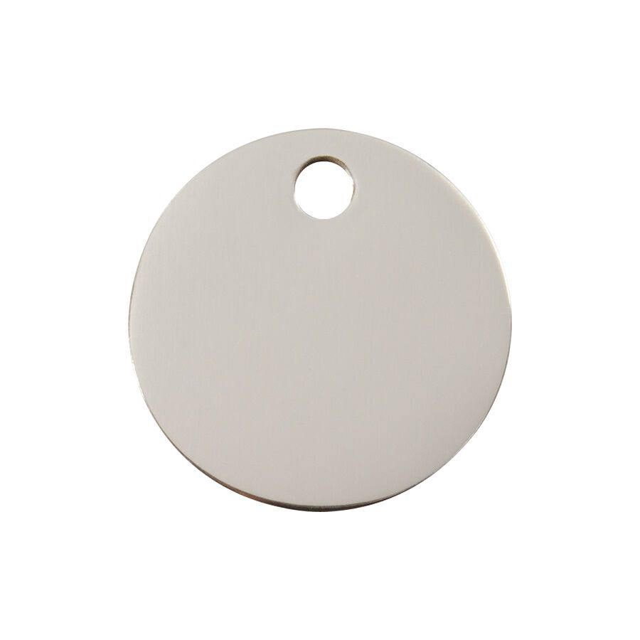 Red dingo Placa identificativa Acero Inoxidable Círculo para perros