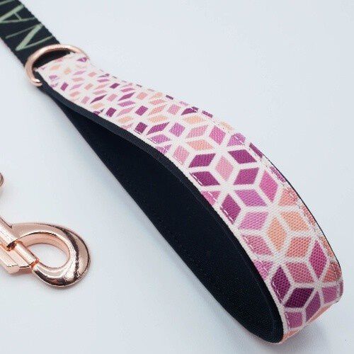 Baona correa kuta de nylon reciclado rosa para perros, , large Imagen numero 4