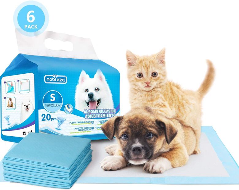 Nobleza 120 Empapadores Alfombrilla higiénica de Entrenamiento Ultraabsorbente para perros thumbnail