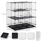 Jaula DIY PawHut para animales pequeños color Negro, , large image number null