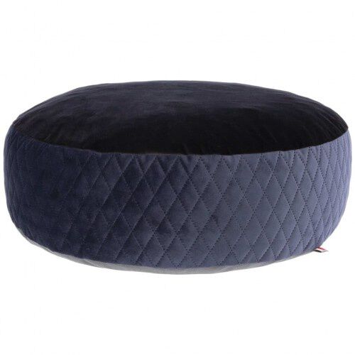 Cama de estilo puf para perros color Negro y Azul, , large Imagen numero 1