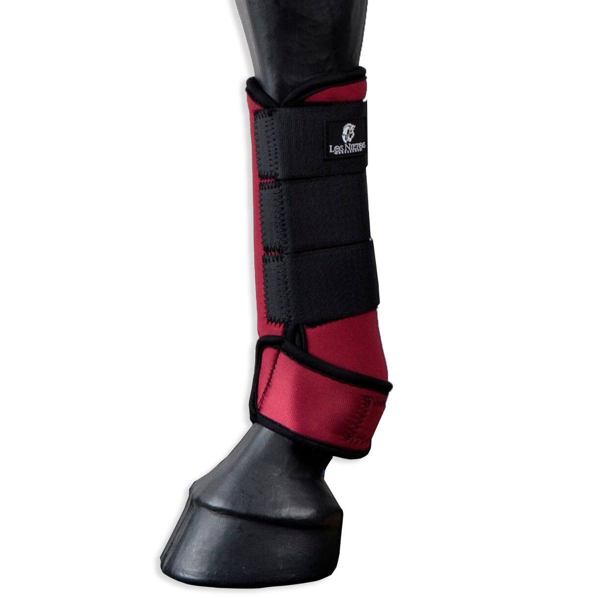 Guarnicioneria Los Nietos Protector Softopren Set De Un Par Color Burdeos Equipamiento Para El Caballo