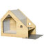 PawHut Caseta para Perros de Madera Cama de Interior para Cachorros, , large indicador imagen numero 1