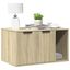 vidaXL Mueble arenero para gatos madera roble Sonoma, , large indicador imagen numero 2