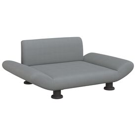 vidaXL Cama de tela gris claro  para perros