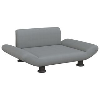 vidaXL Cama de tela gris claro  para perros