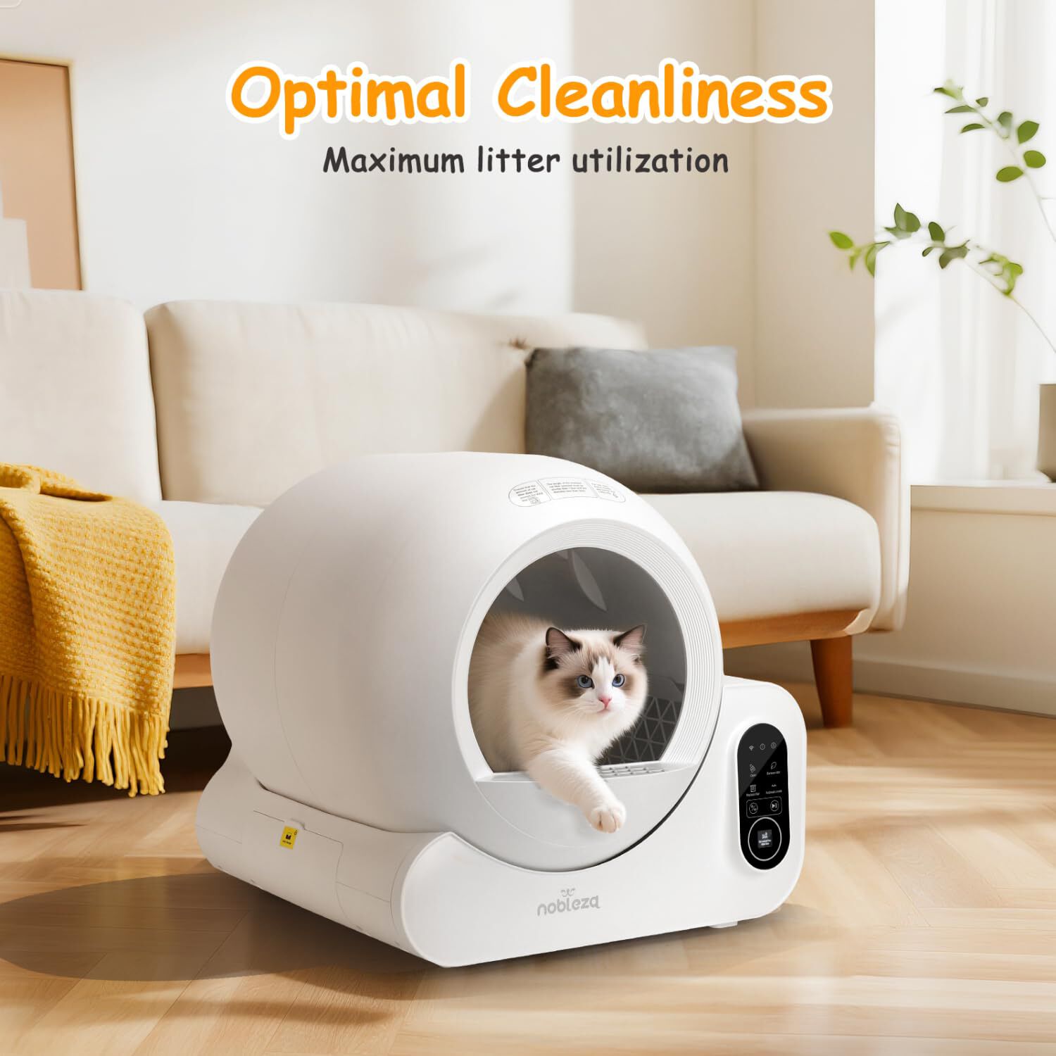 Nobleza - Filtro de Panal para Arena - Dise&ntilde;ado Exclusivamente para la Caja de Arena Inteligente SL02 | Compatible con Arena Aglomerante Mineral, de Bentonita y de Grano Fino, F&aacute;cil de Limpiar, , large Imagen numero 3