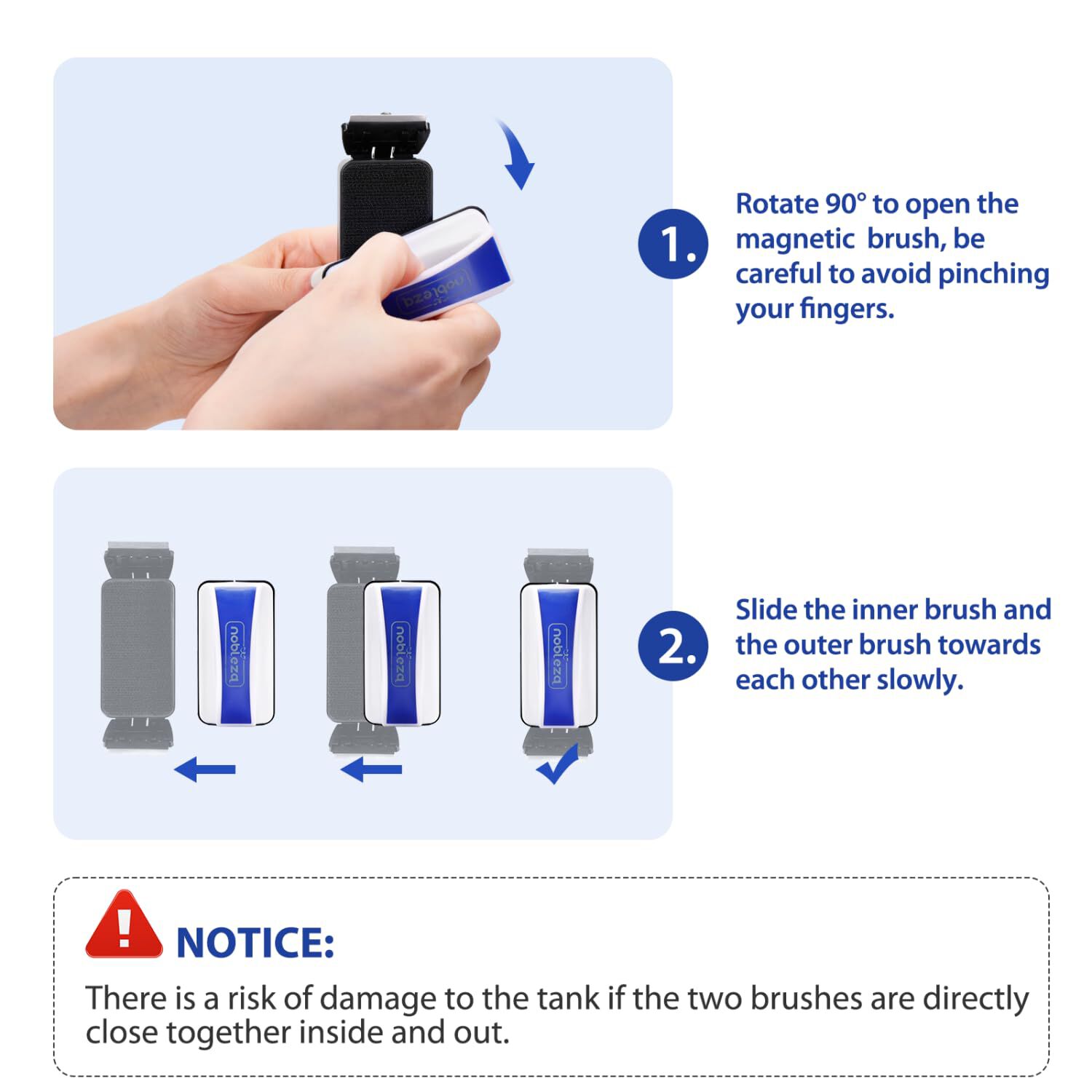 Nobleza Magnético Raspador para Pecera thumbnail