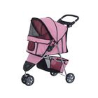 Cochecito plegable PawHut para mascotas color Rosado, , large image number null