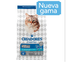 Criadores Cient&iacute;fico Senior +12 Pescado pienso para gatos