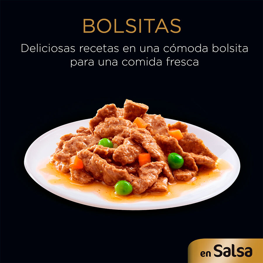 Cesar Carnes Mixtas Salsa en Bolsita para Perros - Multipack thumbnail