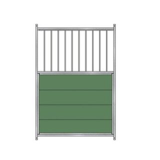 Panel mixto Perrera Galvanizada color Metal