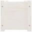 vidaXL Jardinera de madera maciza de pino blanca 60x31x31 cm, , large indicador imagen numero 4