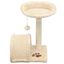 Rascado con poste de sisal para gatos color Beige, , large indicador imagen numero 3