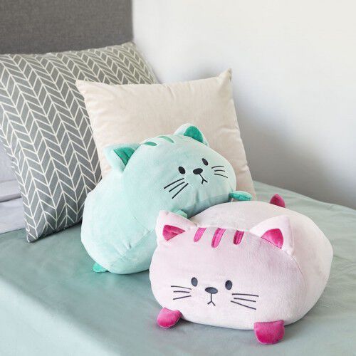 Coj&iacute;n Kitty en forma de gato color Rosa, , large Imagen numero 3