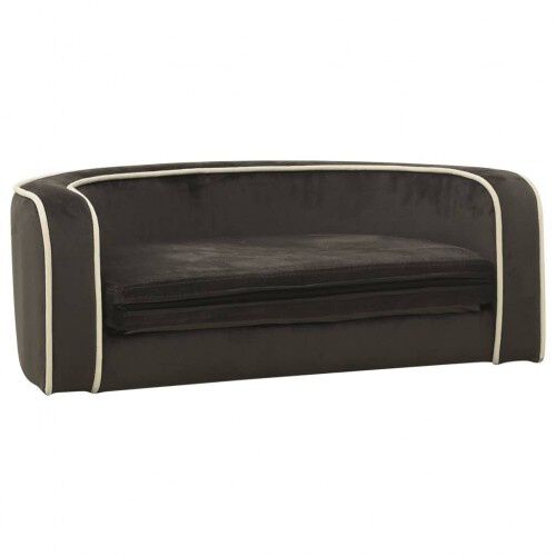 Vidaxl sof&aacute; plegable gris oscuro para perros, , large Imagen numero 6