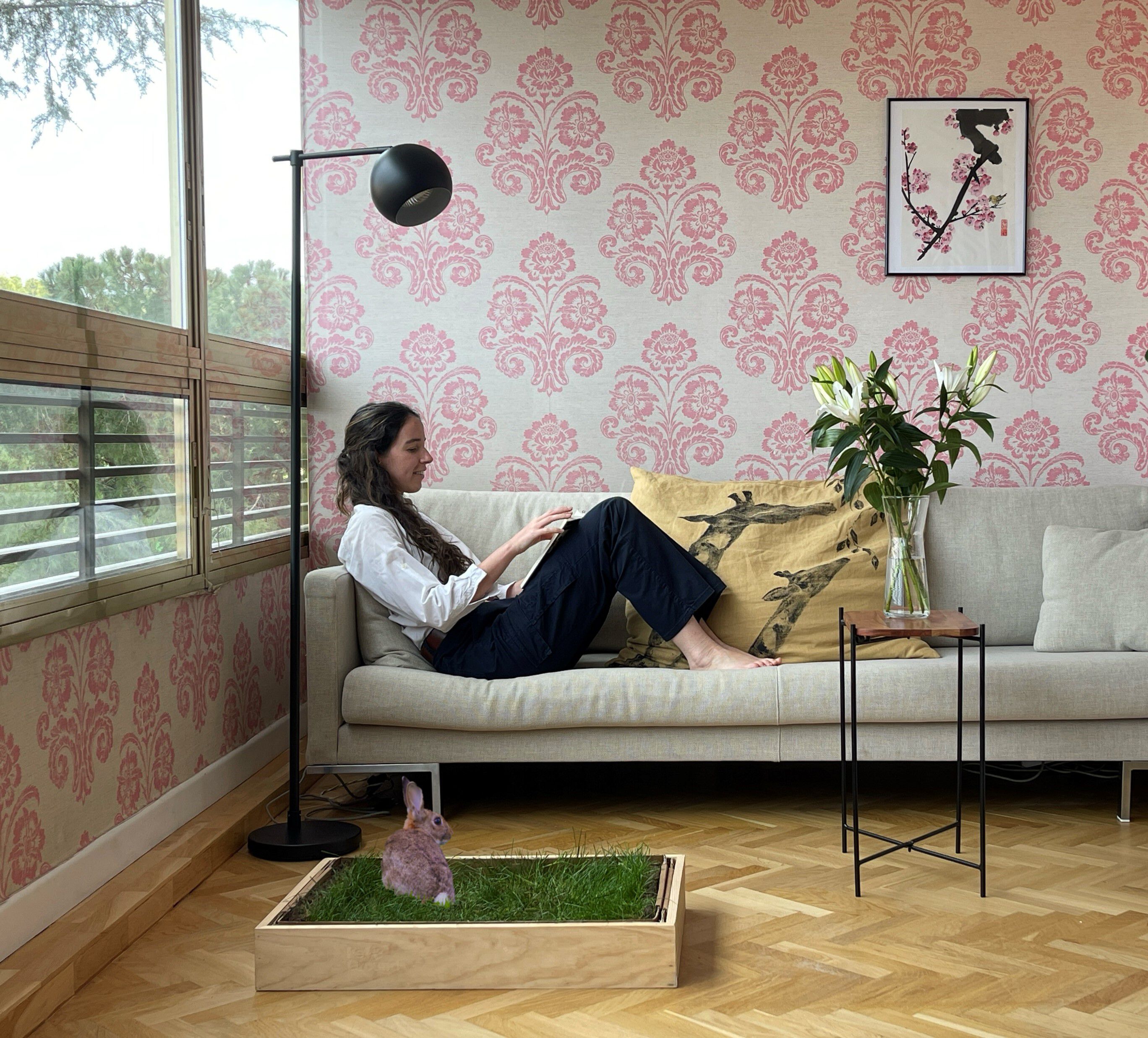 Petground, Cama para conejos, Caja de Madera, Accesorio, Mueble, Standard, , large Imagen numero 2