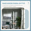 PawHut Árbol para Gatos de Suelo a Techo de 225-255 cm Torre para Gatos de Suelo a Techo Ajustable en Altura con 3 Plataforma de Forma de Ola Postes Rascadores y 1 Bola 55x38x225-255 cm Blanco, , large indicador imagen numero 4