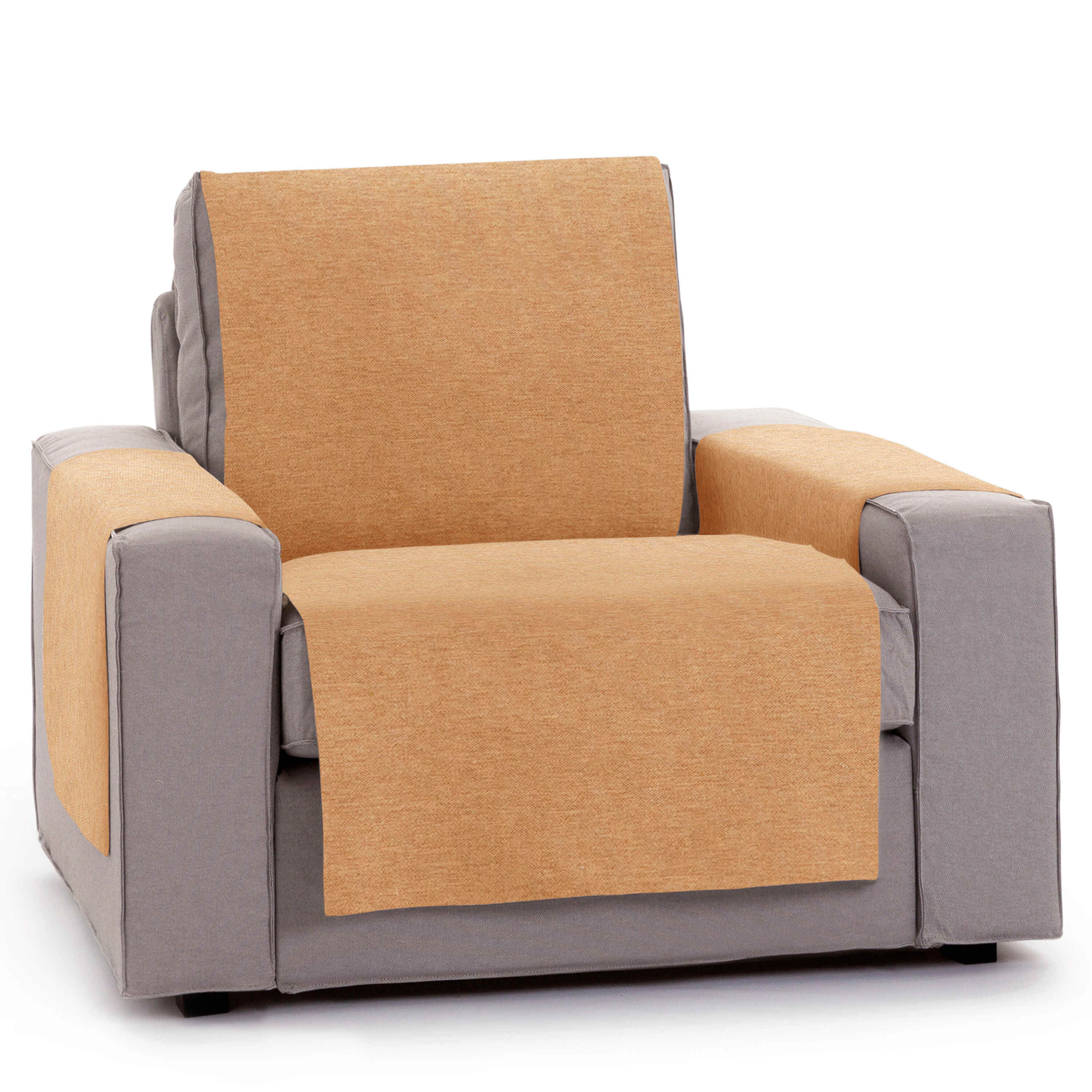 Vipalia Protector Cubre Sof&aacute; 4 Plazas Color Ocre Modelo Brisa, , large Imagen numero 9