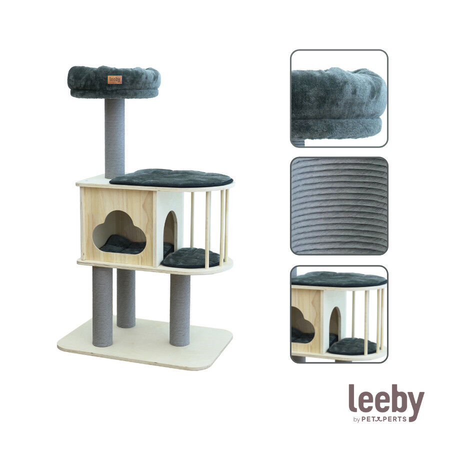Leeby Cloud Collection torre rascador con cama nido para gatos, , large Imagen numero 5