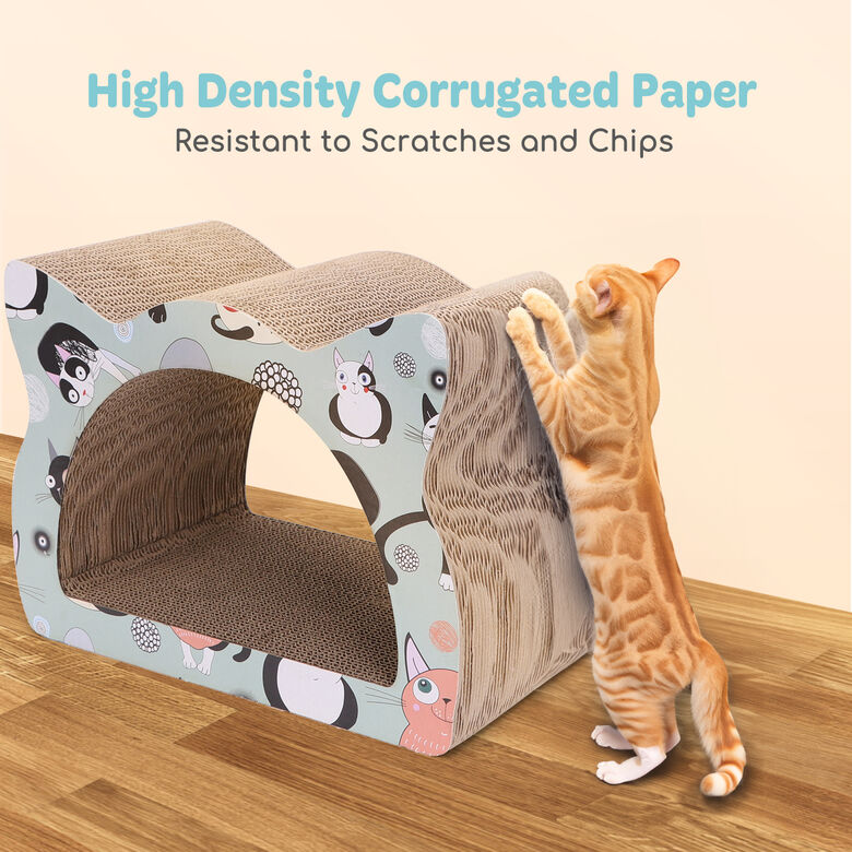 Nobleza Poste Rascador De Sisal Con Juguete Color Azul para gatos thumbnail