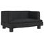 vidaXL Cama para perros de terciopelo negro 60x40x30 cm, , large indicador imagen numero 2