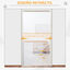 PawHut Barrera de Seguridad Blanco, , large indicador imagen numero 5