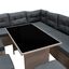 Set Muebles de Jardin Esquinero de Rat&aacute;n - Gris, , large indicador imagen numero 4